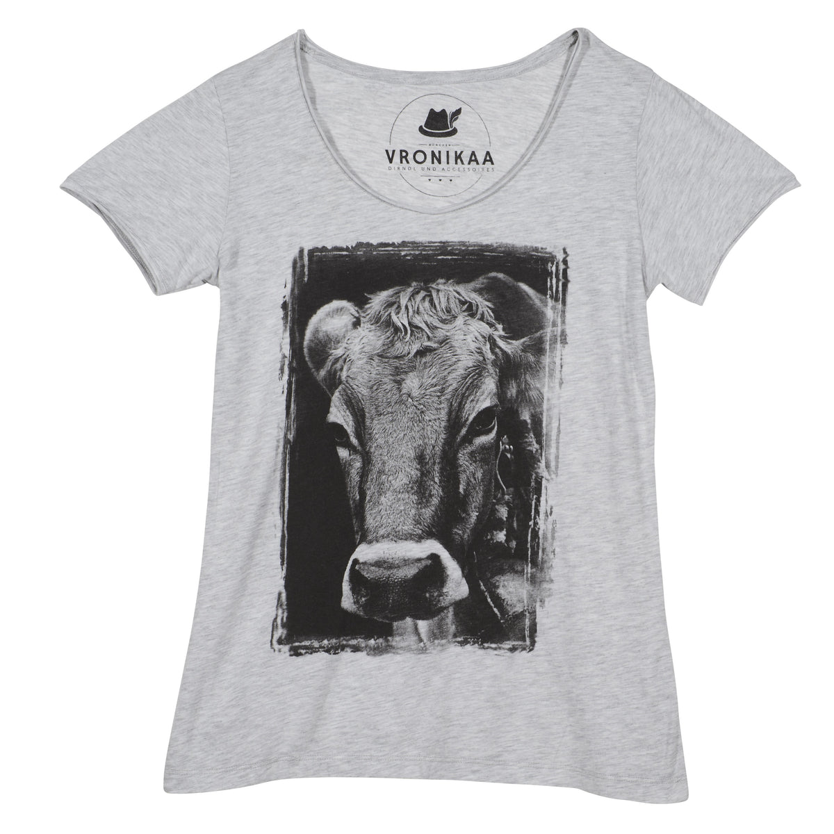 T-Shirt mit Allgäuer Kuh für Frauen