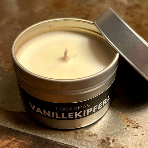 Duftkerze Vanillekipferl – Weihnachten in der Dose