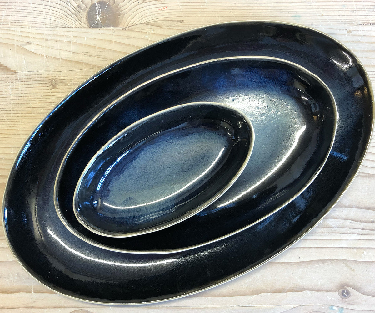 Keramik Schalensatz oval